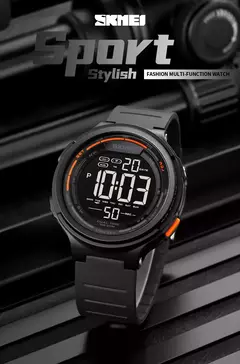 Imagem do SKMEI-1841 Luxo Digital Sports Watch para homens, relógio de pulso impermeável, cronômetro, contagem regressiva, relógio militar, 1560