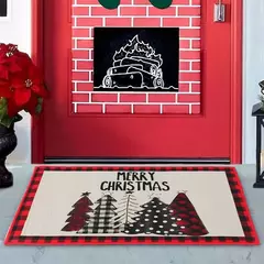 Tapete ao ar livre da porta do Natal, tapete de Papai Noel, casar decorações do Natal para a casa, ornamento do Xmas, presentes do ano novo, 2025, 2025 na internet