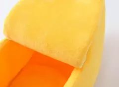 Banana gato cama casa engraçado bonito aconchegante gato esteira camas quente durável portátil pet cesta canil cão almofada gato suprimentos multicolorido