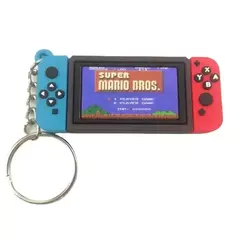 Super mario chaveiro interruptor charme jogo lidar com corrente garra máquina mario chaveiros anel brinquedos de ação figura coleção modelo presentes - loja online