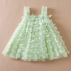 Borboleta 3D para bebês, vestido de princesa tutu, vestido de festa de aniversário, roupa infantil, novo, verão, 1 a 5 anos, 2024 - Wolf Magazine