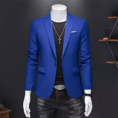 Blazer casual de negócios masculino, vestido de casamento noivo, tops de terno boutique, casaco monocromático, marca de alta qualidade, moda na internet