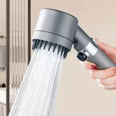 Alta Pressão Cabeça De Chuveiro Com Filtro, Torneira De Chuva Portátil, Torneira Do Banheiro, Home Acessórios Inovadores, 3 Modos