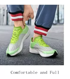 Sapatilhas Full Palm Carbon Plate para homens e mulheres, tênis de corrida, corrida de maratona, amortecedor, esportes, tênis, treinamento, novo - loja online