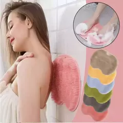 Raspador de Massagem Esfoliante Duche, Tapete de Banho Antiderrapante, Escova de Massagem Costas, Lavagem de Pé Silicone, Ferramenta de Banho, Banheiro, Novo - comprar online