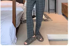 Pijama masculino com gola em o listrado, pijamas de algodão penteado, lounges plus size, outono e inverno, maduro na moda, novo, L a 6XL, 2020 na internet