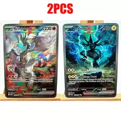 PTCG WHT BLK Victini Zekrom Reshiram Hida Inglês Brinquedos Hobbies Passatempo Colecionáveis Jogo Coleção Anime Cartões - loja online
