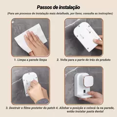 Imagem do 3 Mode Smart Toothpaste Dispenser Sensor Automático Electric Wall Mounted Tooth Paste Squeezer Carga USB Removível lavável Banheiro Acessórios