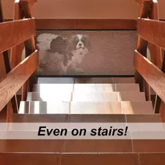 Cercas de barreira para cães de estimação, com 4 peças de gancho, rede isolada para animais de estimação, portão de escadas, novo cercadinho dobrável de malha respirável para cerca de segurança de cães