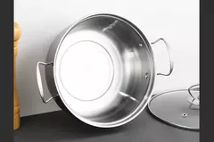 Conjunto de panelas de aço inoxidável, Panelas Naturais, Conjuntos chineses de cozinha antiaderente, 10 Pcs - Wolf Magazine