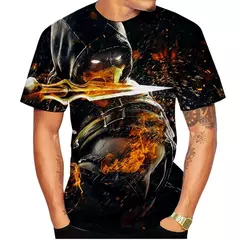Mortal Kombat 11 T-shirts impressas em 3D para homens e mulheres, roupas de rua grandes, Harajuku Tees, tops, roupas infantis, jogos de luta - Wolf Magazine