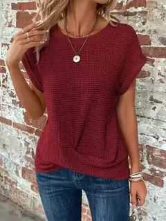 Blusas vintage de grandes dimensões para mulheres, monocromáticas, casuais e soltas, camisas elegantes para jovens, tops femininos, moda, verão, 2024 - Wolf Magazine
