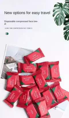 Imagem do Toalha comprimida descartável para mulheres, toalha de rosto macia, portátil, limpa, viagem, camping, 20pcs