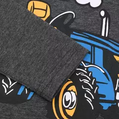 Conjunto de pijamas de manga comprida para meninos, pijamas infantis para crianças, inverno, tamanho 2 a 9 anos