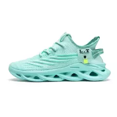 Tênis de corrida casual masculino, tênis de corrida, tênis de malha respirável, calçados esportivos leves que absorvem choques, branco, preto, ao ar livre - comprar online