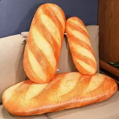 Travesseiro De Pelúcia De Pão Francês, Imagens De Impressão Recheada, Plushie De Comida, Decoração De Prop Do Partido, Presente Do Homem Do Companheiro De Dormir - Wolf Magazine