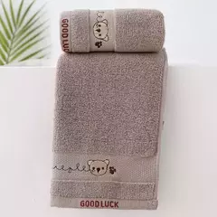 Toalha de banho de algodão do bebê, Lenço, Toalha de rosto, Urso bonito dos desenhos animados, Limpeza manual, Suave, Crianças, Crianças, Banho recém-nascido na internet