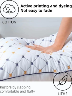 Travesseiro super macio de alto rebote, macio e confortável, para quarto, ajuda a cuidar do sono, coluna cervical, cinco estrelas, hotel, travesseiro na internet