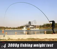 Vara de pesca telescópica de alta qualidade, 8m/9m/10m/11m/12m/13m, super leve, longa e dura, fibra de carbono