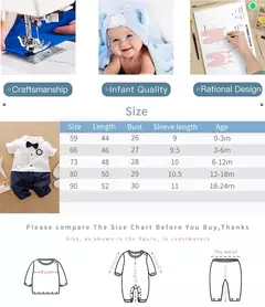 Bodysuit de algodão confortável para meninos e meninas, manga curta, bonito vestido de festa, roupas de bebê, verão, 0-18m - Wolf Magazine
