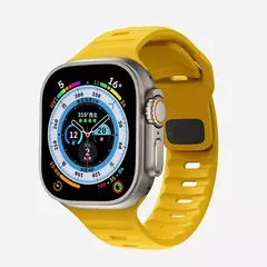 Pulseira de Silicone Macia para Pulseira Relógio Apple, Pulseira Ultra Esportiva, Pulseira iWatch Series 8, 7, 6, 5, 49mm, 44mm, 45mm, 42mm, 41mm, 42 milímetros, 38 milímetros