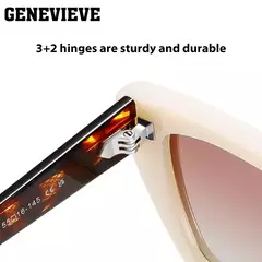 GENEVIVE-Óculos De Sol Polarizados Com Design De Borboleta, Proteção UV, Pode Ser Prescrição Personalizada, Moda Simples, Novo, 32115