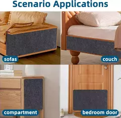 Gato coçar tapete com auto-adesivo aparável gato tapete coçar canto parede gato diy scratch móveis protetor na internet