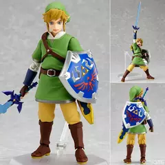 Figura de ação Link de 14 cm Figma 153 The Legend Of Zelda Skyward Espada Acessórios mutáveis Modelo de PVC - Wolf Magazine