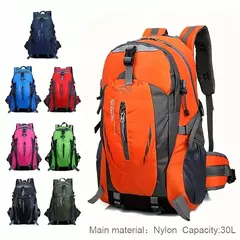 Mochila de viagem leve de grande capacidade masculina, bolsa esportiva casual para caminhadas, impermeável para montanhismo, ao ar livre