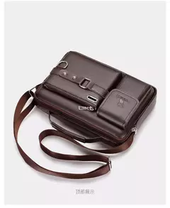 Bolsa de ombro de grande capacidade bolsa de mensageiro masculina de couro business commuter bolsa impermeável resistente ao desgaste pode ser armazenada - Wolf Magazine