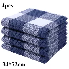 Imagem do Homaxy-Cozinha Ultra Soft Cotton Dishcloth, Magic Cleaning Cloth, Toalha de limpeza absorvente, Espessamento Wipe, Wash Towel, 4 Pcs, 6Pcs