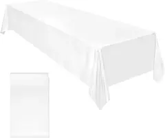 Retângulo casamento cetim toalha de mesa 57x10 2 polegada brilhante suave cobertura de mesa de seda para banquete de casamento aniversário mesa de jantar decoração - comprar online