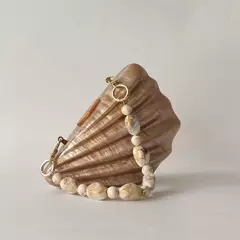 Saco de Embreagem de Mármore Acrílico, Concha, Marrom, Caixa de Pérolas, Bolsas Noite, Designer de Luxo, Carteira, Festa de Casamento, Pedras Dia, Carteira na internet