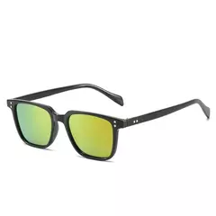 Retângulo Tony Stark Óculos De Sol Para Homens, Lente Azul, Óculos De Homem De Ferro, Brand Designer De Moda, Vintage - loja online