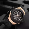 Movimento Japonês Masculino Relógio de Quartzo, Silicone Strap, Impermeável, Marca de topo, Luxo, Esportes, Calendário, Novo, 2023