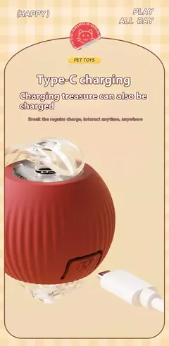 Bola elétrica quente para cães, bola de rolamento automática, recarregável, inteligente, animal de estimação, brinquedo interativo de pelúcia, treinamento de cães e gatos, imitar mouse - Wolf Magazine