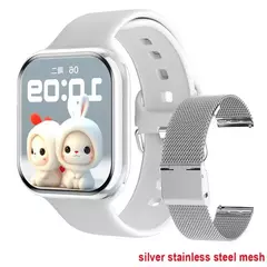 Impermeável Amoled Screen Smart Watch para homens e mulheres, BT Call, NFC, Frequência Cardíaca, Esportes, Fitness, Carregamento sem fio, IWO, Novo, 9, 450mAh - comprar online
