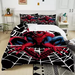 Marvel Spider-Man Conjunto de cama para adultos e crianças, Luxury Bed Comforter, Capa de edredão, 2 Fronhas, Gift, 3Pc, 1 - comprar online