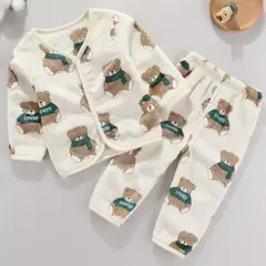 Conjunto de roupas para bebês recém-nascidos, criança macia, jaqueta, calça, desenhos animados, meninos, meninas, voar, primavera, outono, 0-24M, 2pcs