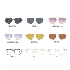 Óculos de sol clássicos para homens e mulheres, design de marca de luxo, Trendy Shades, UV400 Goggles, 2022 - Wolf Magazine