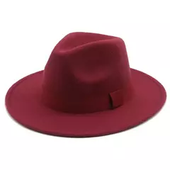 chapeu feminino chapeu chapeu masculino gorro Chapéu fedora mulheres fita banda homens chapéus de aba larga igreja casamento clássico bege branco chapéu do inverno das mulheres dos homens 2021 new gorras hombre - loja online