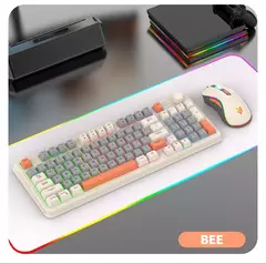 USB Wired Game Keyboard and Mouse Set, Iluminado, Desktop, Laptop, Casa, Escritório, Feminino, Masculino, K820