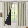 Modernas cortinas de porta impermeáveis e isoladas, 100% Alto Sombreamento, Interior e Exterior, 1 Pc, 2 Pcs