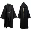 Star wars cosplay traje cavaleiro jedi anakin skywalker cosplaymanto com capuz roupas terno trajes de festa de halloween para homens
