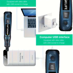 Imagem do Shangklife kit de ferramentas rotativas sem fio usb, caneta de gravação em madeira, faça você mesmo para joias, metal, vidro, mini broca sem fio