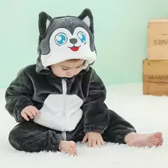 Macacão de flanela para bebés, Macacão Kigurumi, Macaco, Unicórnio, Vaca, Leão, Animal Cosplay, Pijama para 1 a 4 anos Crianças, Meninos, Inverno na internet