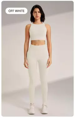 Conjunto de roupas de yoga feminino cintura alta leggings e topo duas peças sem costura roupas de exercício de fitness roupa interior de treino de fitness