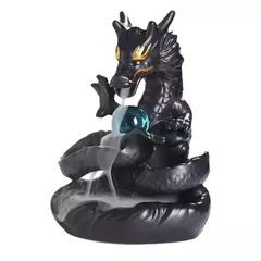 Dragon Statue Backflow Porta-incenso, Cone cerâmico, Fonte Cachoeira, Quarto, Estudo, Cozinha na internet