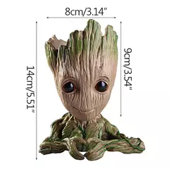 Desenhos animados Groot Figurines para Decoração de Casa, Modelo Miniatura, Desktop Display, Artesanato, Árvore Homem Ornamento, Decoração Do Escritório, 5cm - comprar online