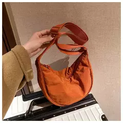 Bolsa Crossbody de Nylon Hobos para Mulheres, Bolsas de Ombro Casual Designer, Bolsa de Grande Capacidade Lady Travel Shopper, Bolsas Femininas, 2024
